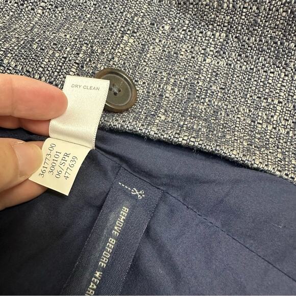 Banana Republic Women’s Tweed Blazer - Size M - Linen, Silk, Wool Blend - Picture 11 of 11